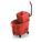 MOP BUCKET AND WRINGER,RED,8 3/4 GAL