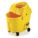 MOP BUCKET AND WRINGER,YELLOW,8 3/4 GAL