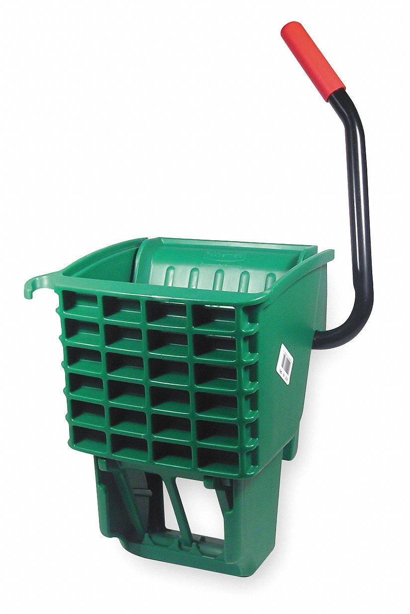 Side Press Mop Wringer Green Polypropylene 12 To 32 Oz Mop Capacity   5NY96 AS01