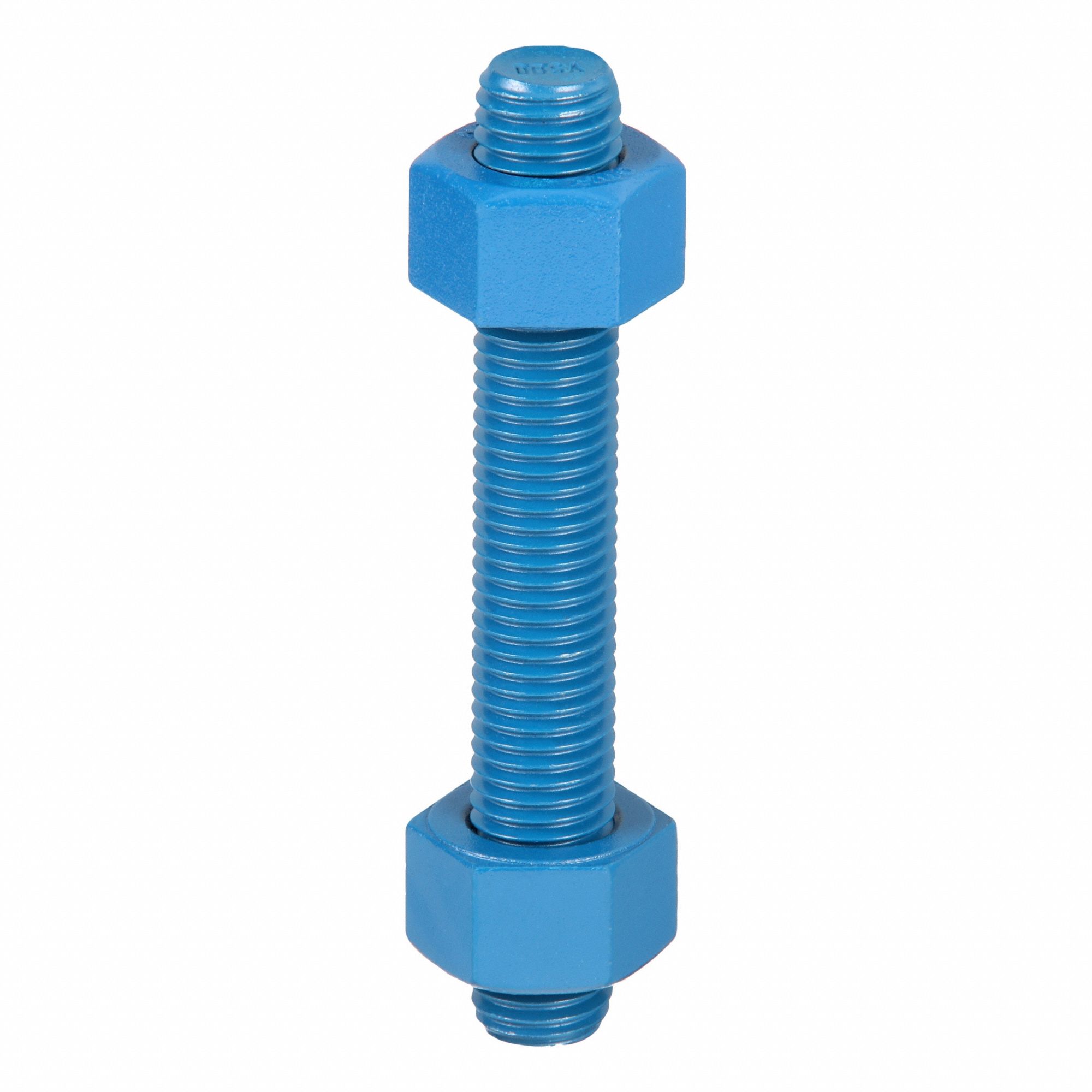 Fully Threaded Stud: 3/4"-10 Thread Size, Steel, Grade B7, PTFE Coated, 30 PK