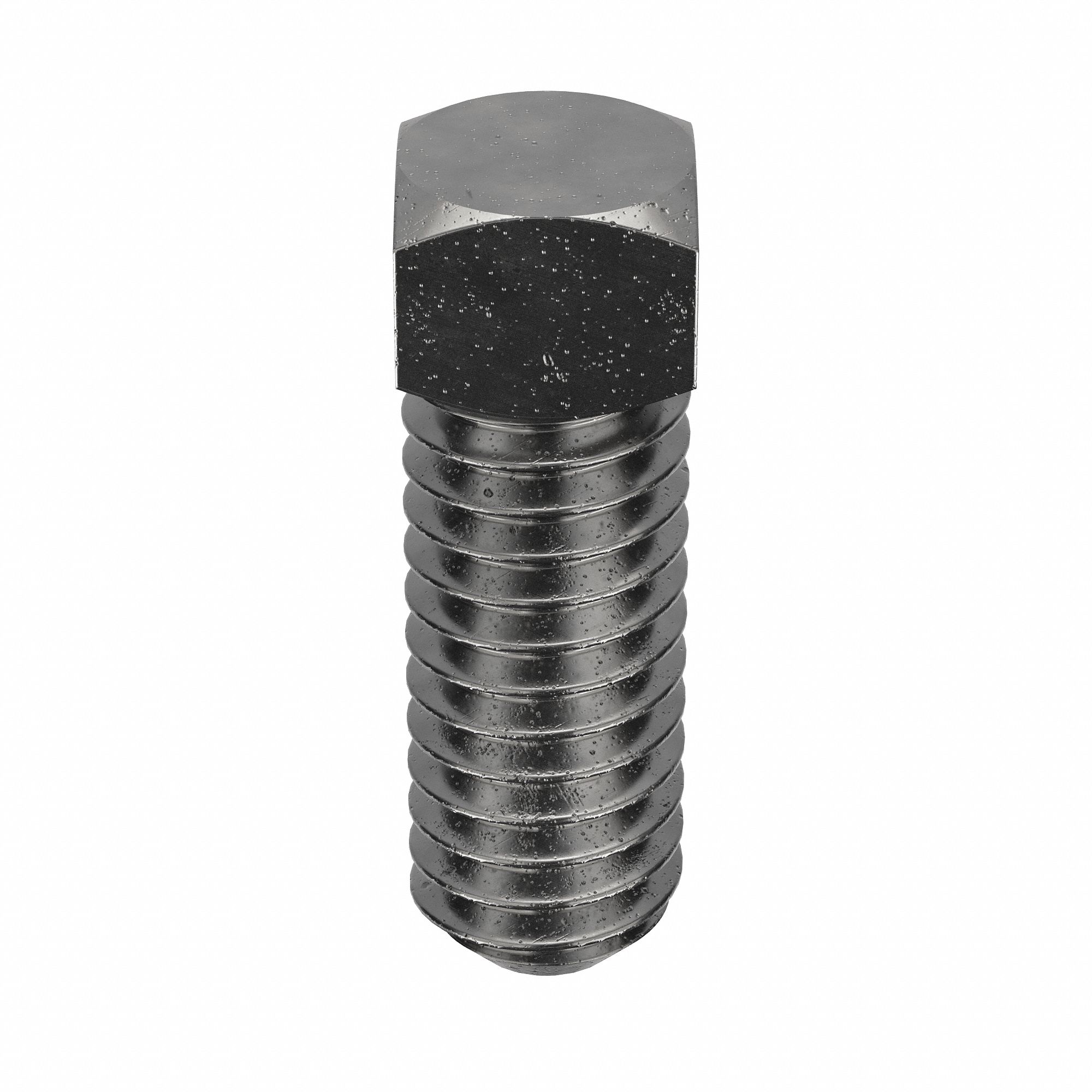 Socket Set Screw: 5/16"-18 Thread Size, 1 in Overall Lg, Cup pt, Steel, Plain, 100 PK