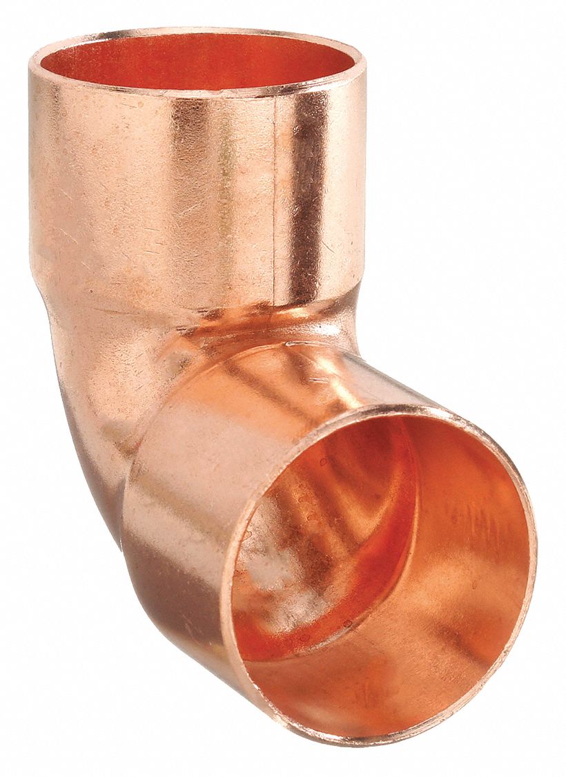 Wrot Copper, Cup x Cup, Close Rough Elbow 5P051607.5 Grainger