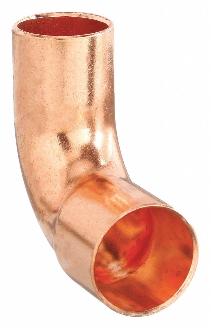 INTERMEDIATE RADIUS ELBOW: WROT COPPER, FTG X CUP, 1 IN X 1 IN COPPER TUBE SIZE