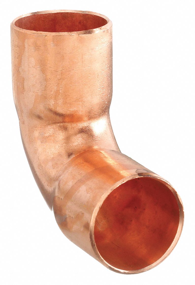 INTERMEDIATE RADIUS ELBOW: WROT COPPER, CUP X CUP, &frac34; IN X &frac34; IN COPPER TUBE SIZE