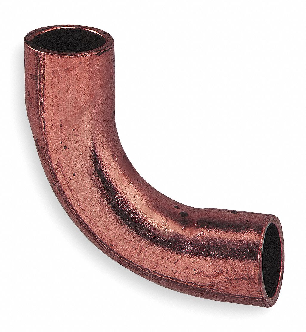 NIBCO Long Radius Elbow Wrot Copper, Cup x Cup, 2 in x 2 in Copper