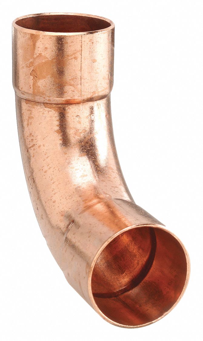 LONG RADIUS ELBOW: WROT COPPER, CUP X CUP, ¾ IN X ¾ IN COPPER TUBE SIZE