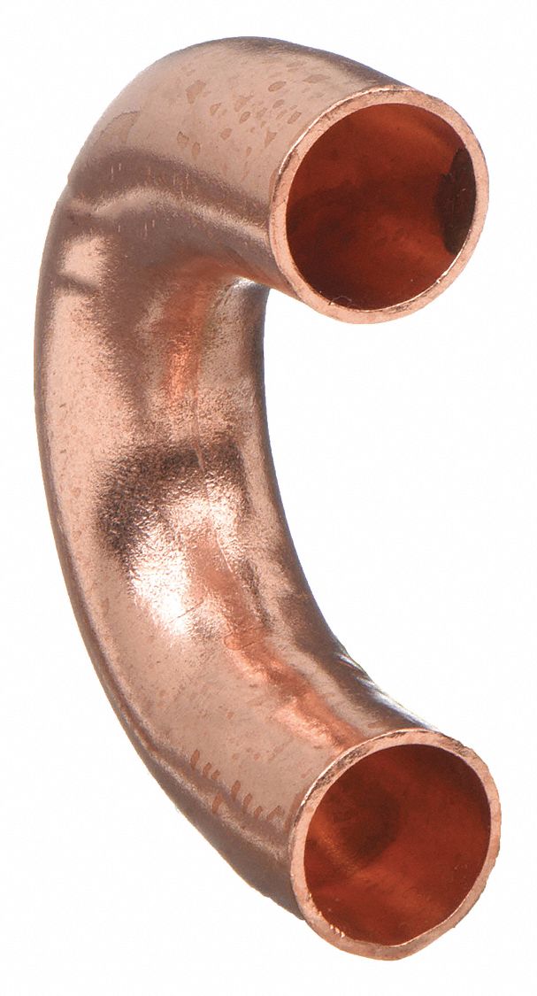 RETURN BEND: WROT COPPER, CUP X CUP, 1 IN X 1 IN COPPER TUBE SIZE, FOR 1⅛ IN X 1⅛ IN TUBE OD