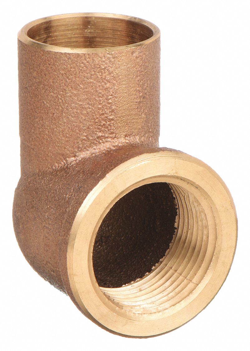 COUDE 90 DEG 1/2 PO FONTE-CUIVRE