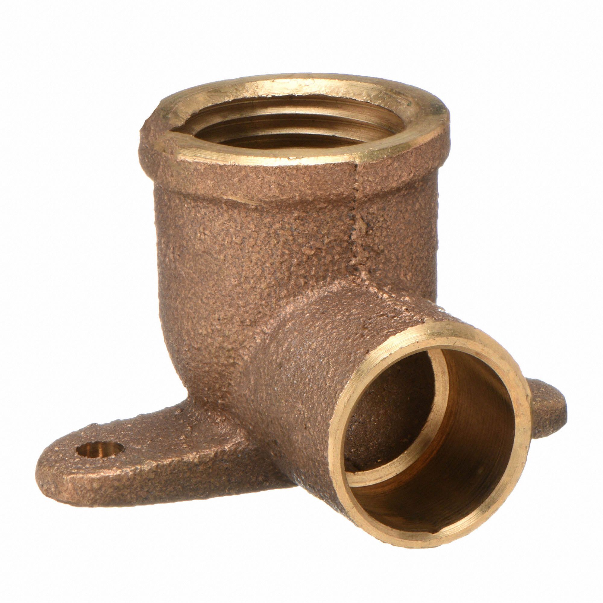 NIBCO 90° Drop Ear Elbow, Cast Copper, 1/2 in, C x FNPT 5P154U70735