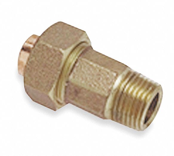 NIBCO Cast Copper Union, C x MNPT Connection Type, 1/2" Tube Size 5P168U7334 1/2 Grainger