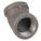 45 °  ELBOW: MALLEABLE IRON, ½ IN X ½ IN FITTING, FEMALE NPT X FEMALE NPT, CLASS 150