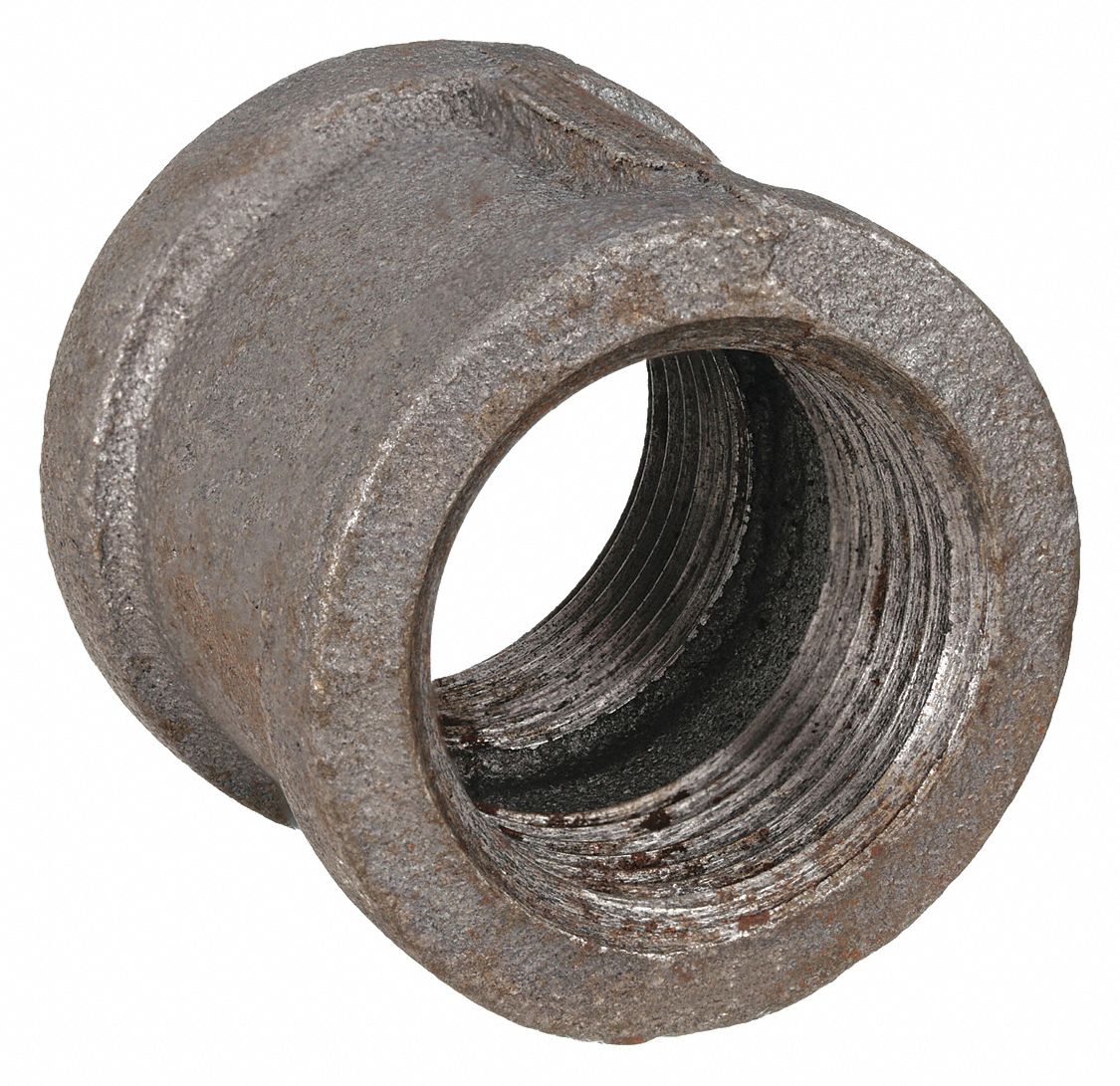 COUPLING: MALLEABLE IRON, ½ IN X ½ IN FITTING, FEMALE NPT X FEMALE NPT, CLASS 150