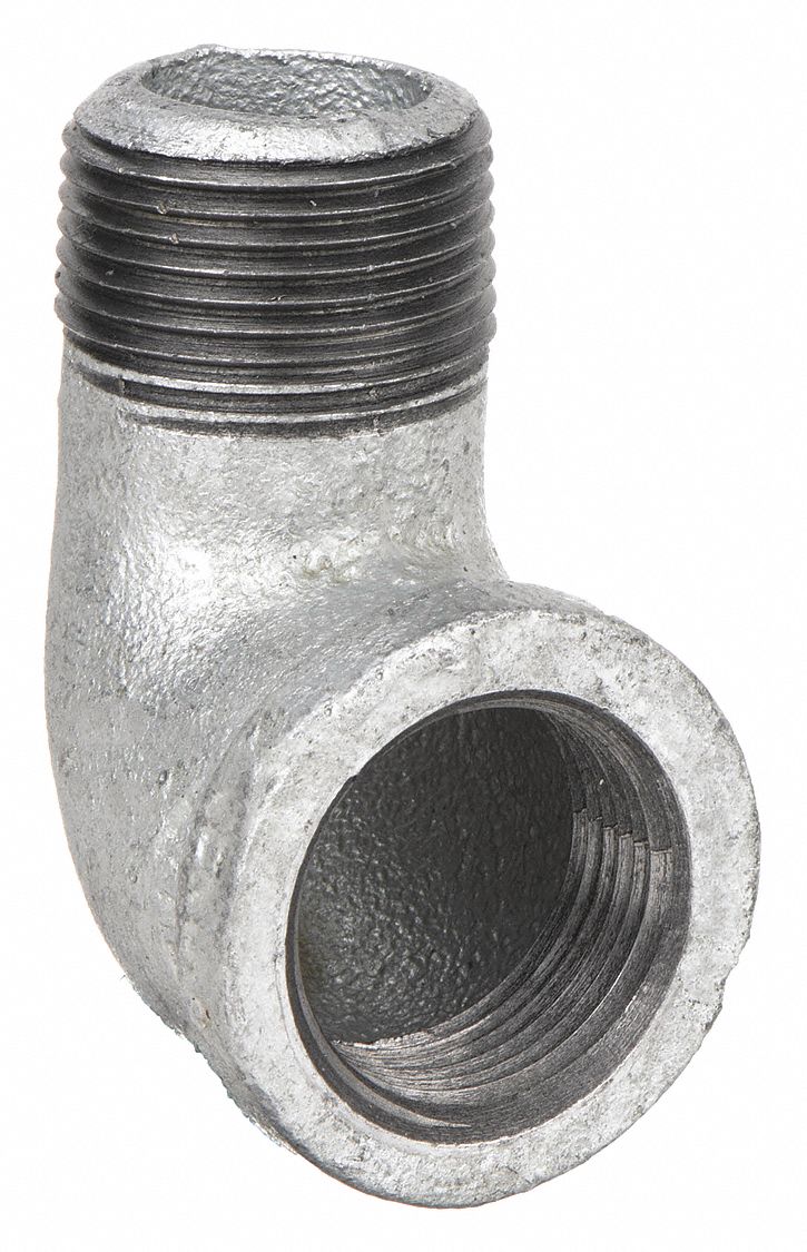 90 °  STREET ELBOW: MALLEABLE IRON, 2 IN X 2 IN, NPT X NPT THREAD, CLASS 150