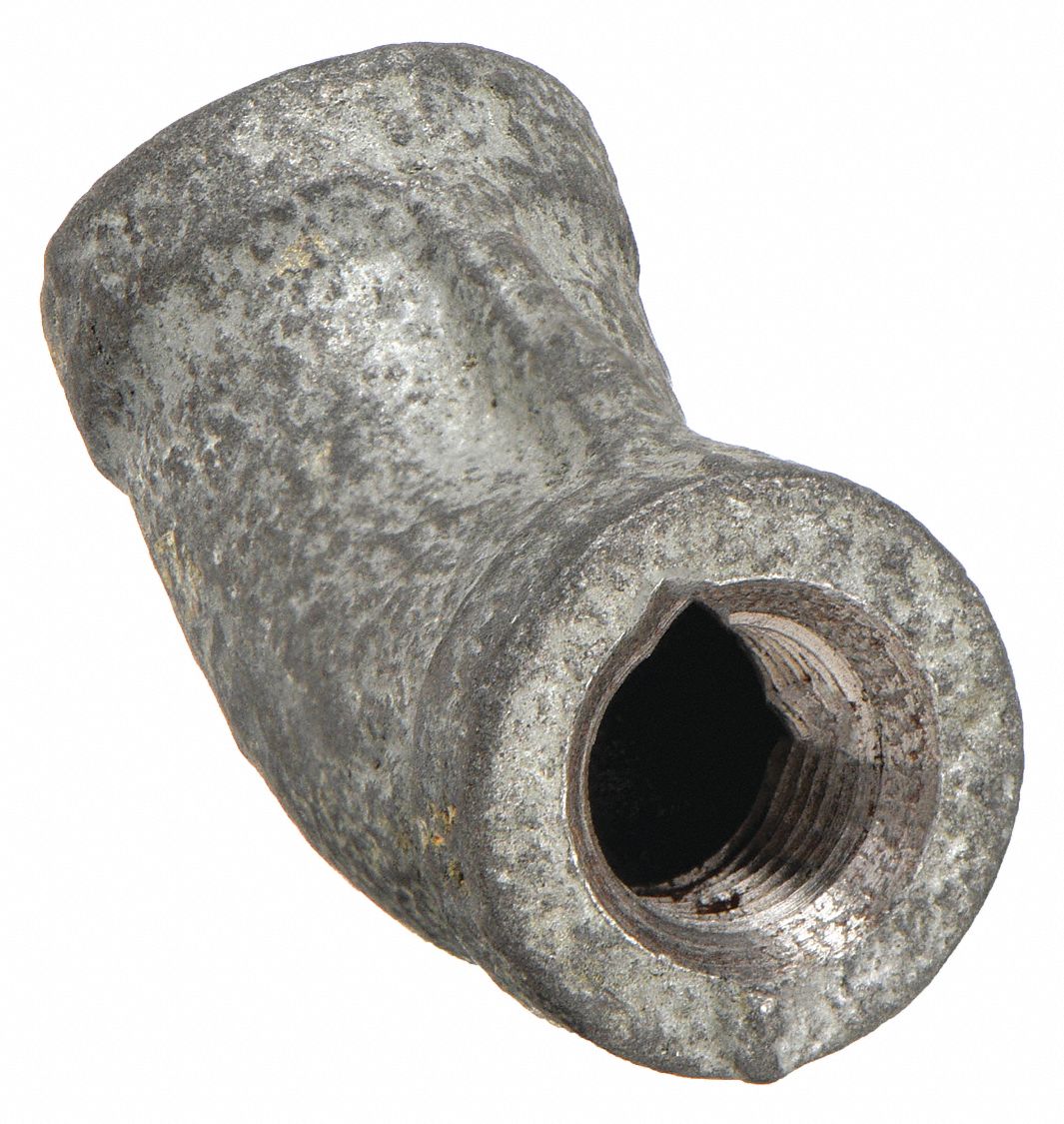 COUDE 45 DEG 1/8 PO NPT MALLEABLE I