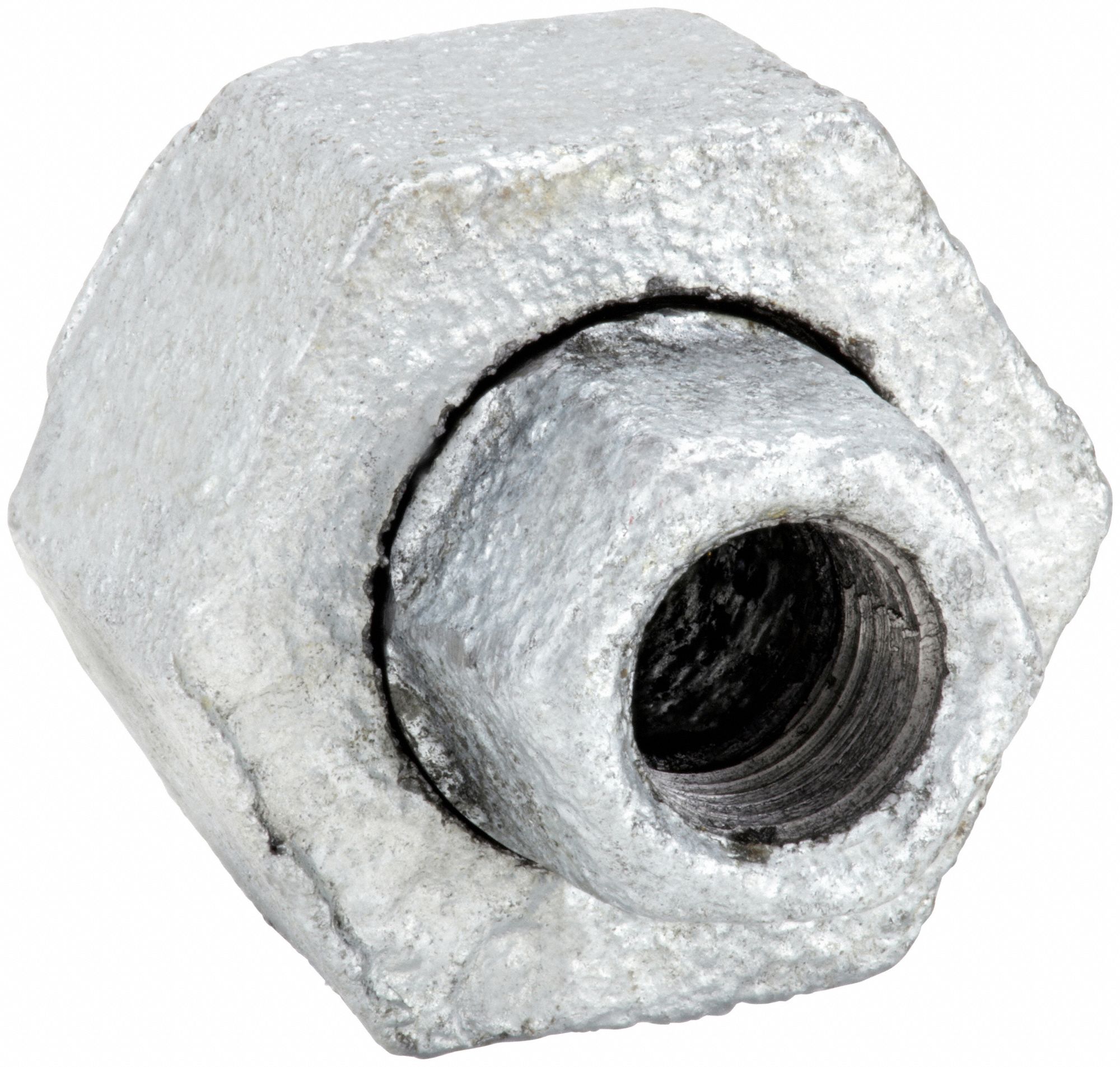 Union: Malleable Iron, 1/8 in x 1/8 in, NPT x NPT, Class 150, 1 1/4 in Lg