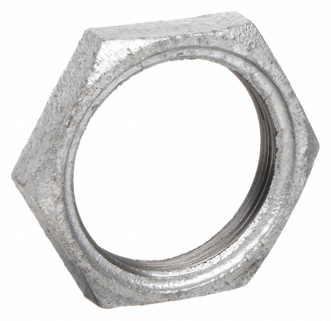 LOCKNUT: MALLEABLE IRON, ¼ IN, FEMALE NPT THREAD, CLASS 150