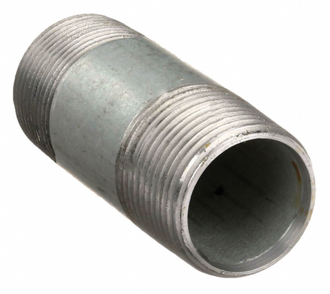 Especialmente Ostentoso Previamente GRAINGER APPROVED Niple 1-1/2" Acero Galvanizado, 7" Longitud General (Tubo),  Roscada en Ambos Extremos, Soldado, Cédula del Tubo 40 - Niples y Tubos de  Metal - 6P863 | 567-070GR - Grainger México