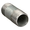 Zoro Select 6P798 1/2" Mnpt X 7" Tbe Galvanized Steel Pipe Nipple Sch 40 