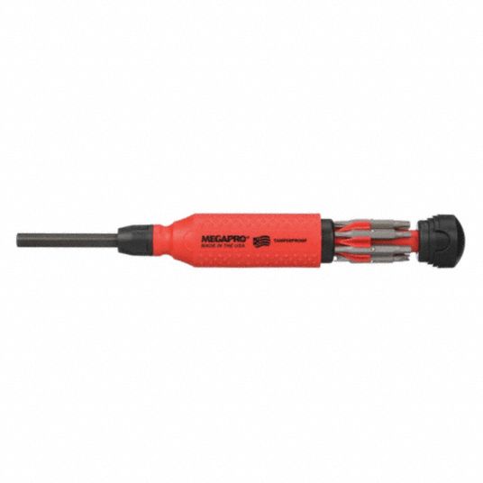 Megapro - Bit Screwdrivers  Type: Tamperproof Double Ended