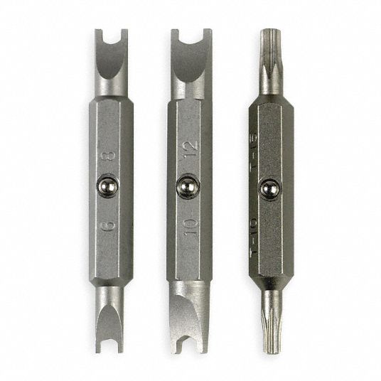 MEGAPRO, Not Impact Rated, 3 No. of Pieces, Driver Bit Set - 5PA39|9BP ...