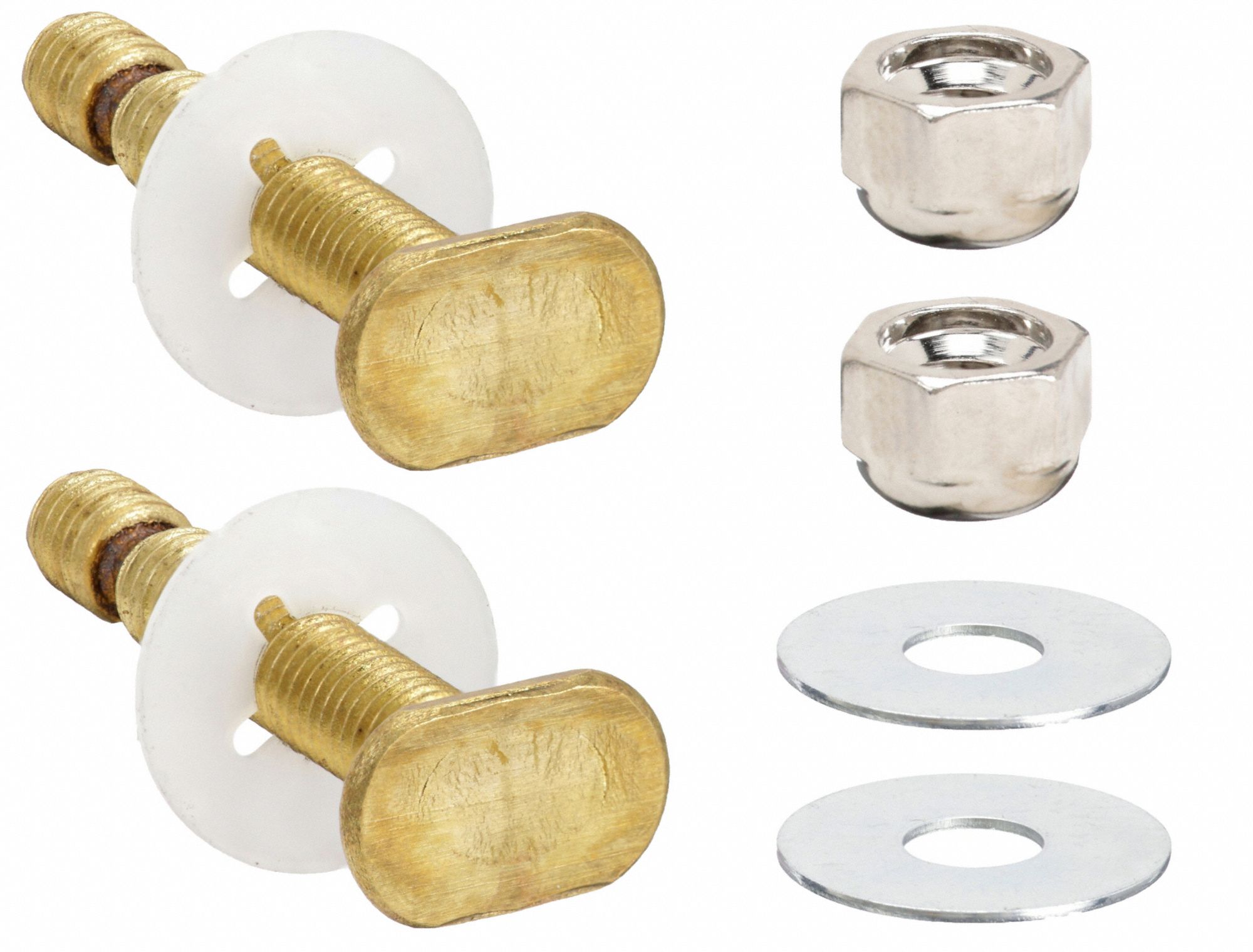Flange Bolt Set: Universal, Brass