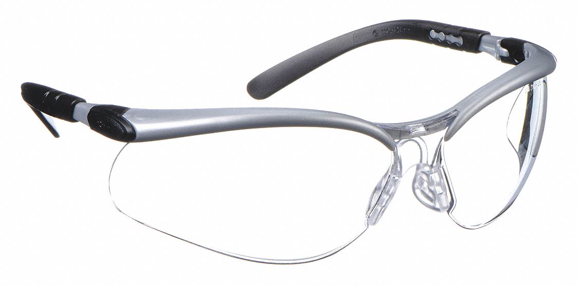 SAFETY GLASSES, BX, HALF-FRAME, WRAPAROUND, PLASTIC/PC, ANTI-FOG, UV, CSA