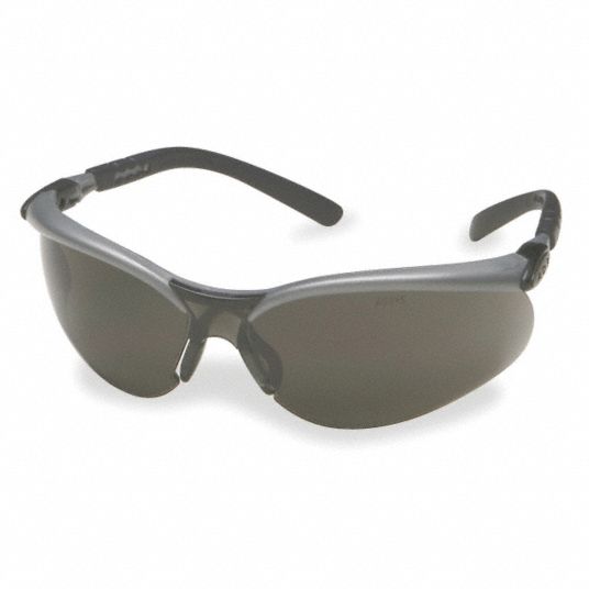 3m Safety Glasses Anti Fog Anti Scratch No Foam Lining Wraparound Frame Half Frame Gray 0602