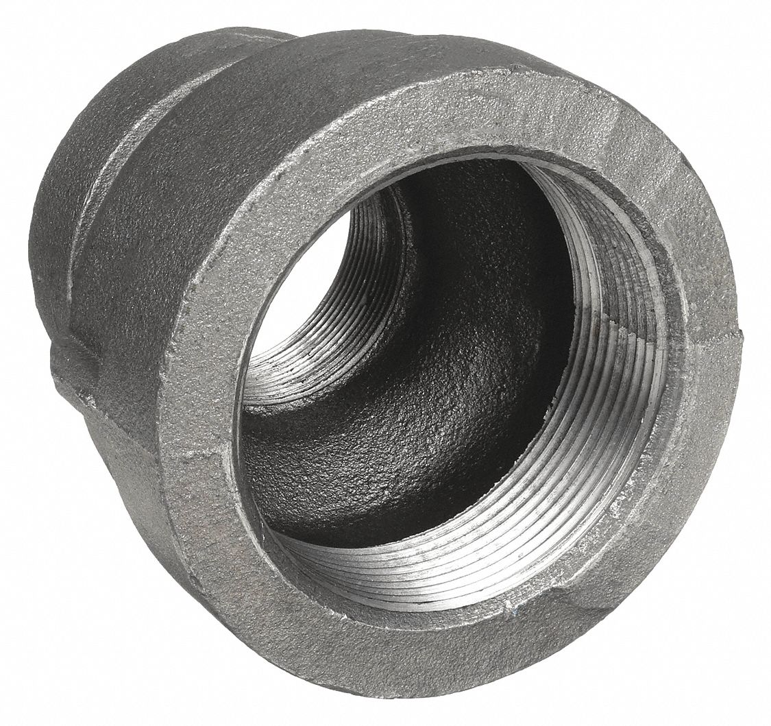 REDUCING COUPLING: MALLEABLE IRON, 3 IN X 2 IN FITTING, FEMALE NPT X FEMALE NPT, CLASS 300