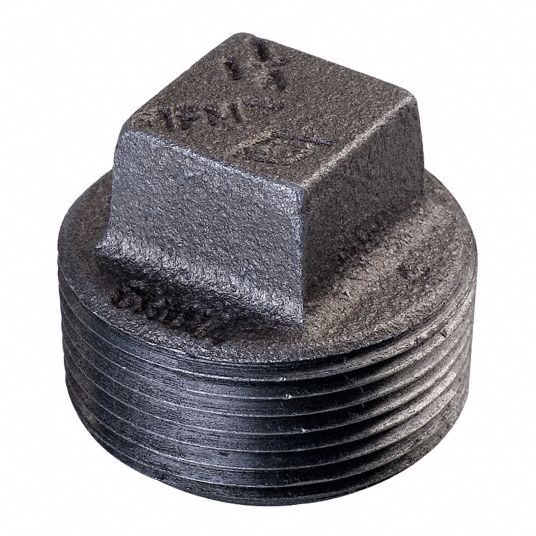 GRAINGER APPROVED Square Head Plug, 1 In., MNPT 5PAV45PAV4 Grainger