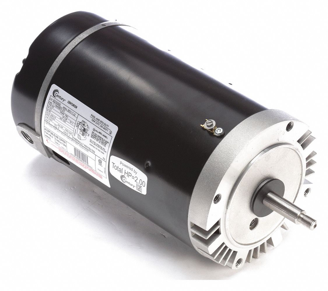CENTURY, Face Mounting, 2 HP, Pool and Spa Pump Motor 5PB85B230SE
