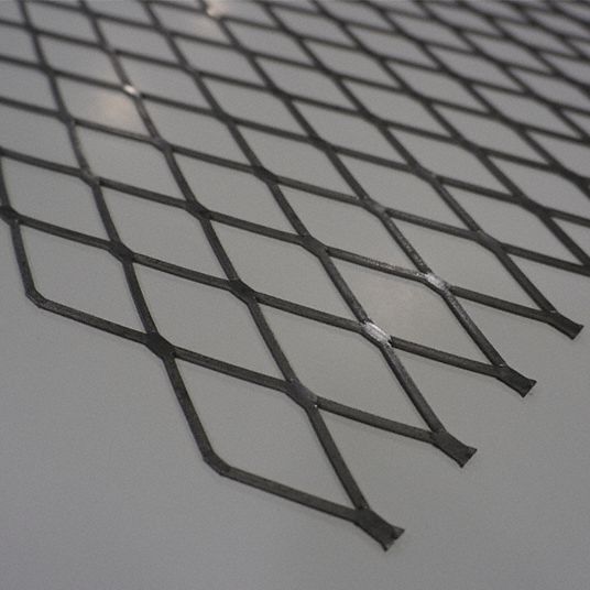 GRAINGER APPROVED Expanded Sheet Carbon Steel, 1008, 8 ft Lg, 4 ft Wd