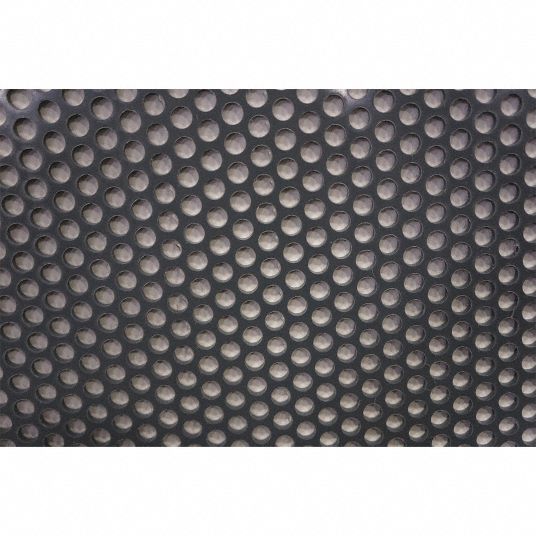 GRAINGER APPROVED Perforated Sheet, PVC Type 1, Standard Grade, 32 in