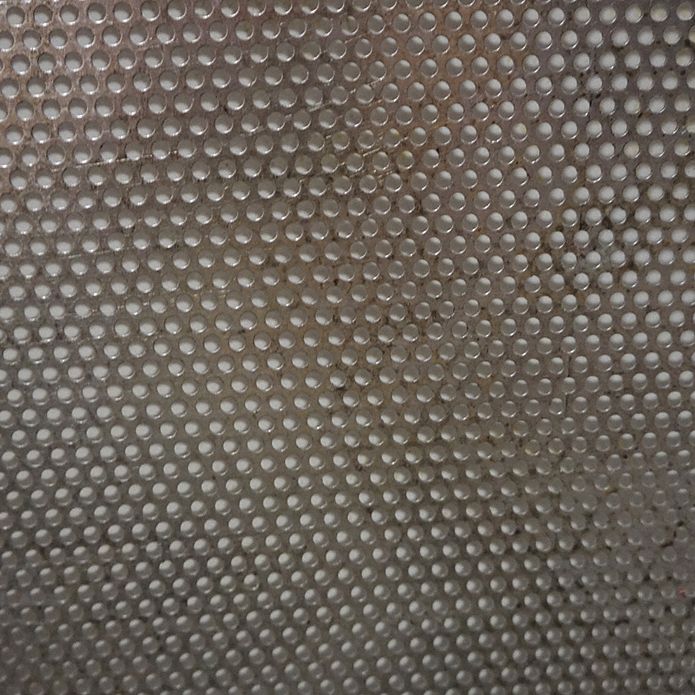 Staggered Holes Carbon Steel Perforated Sheet Finish 40 Length 0.0355 Thickness 20 Gauge Mill 36 Width Unpolished 0.125 Center to Center 