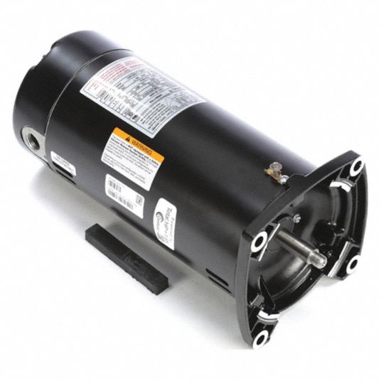 CENTURY, Face Mounting, 1 1/2 HP, Square Flange Pool Pump Motor - 5PE34 ...