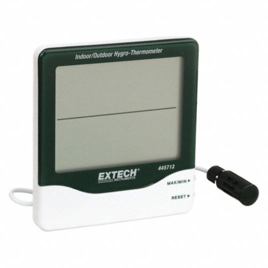 Desk & Wall-Mounted Digital Thermometers & Hygrometers - Grainger