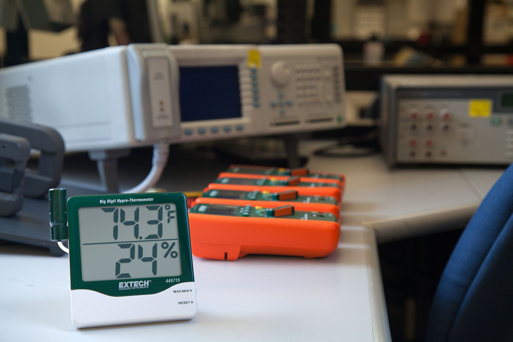 EXTECH Digital Hygrometer Indoor/Outdoor, Temp, Humidity 5PE78445715NIST Grainger