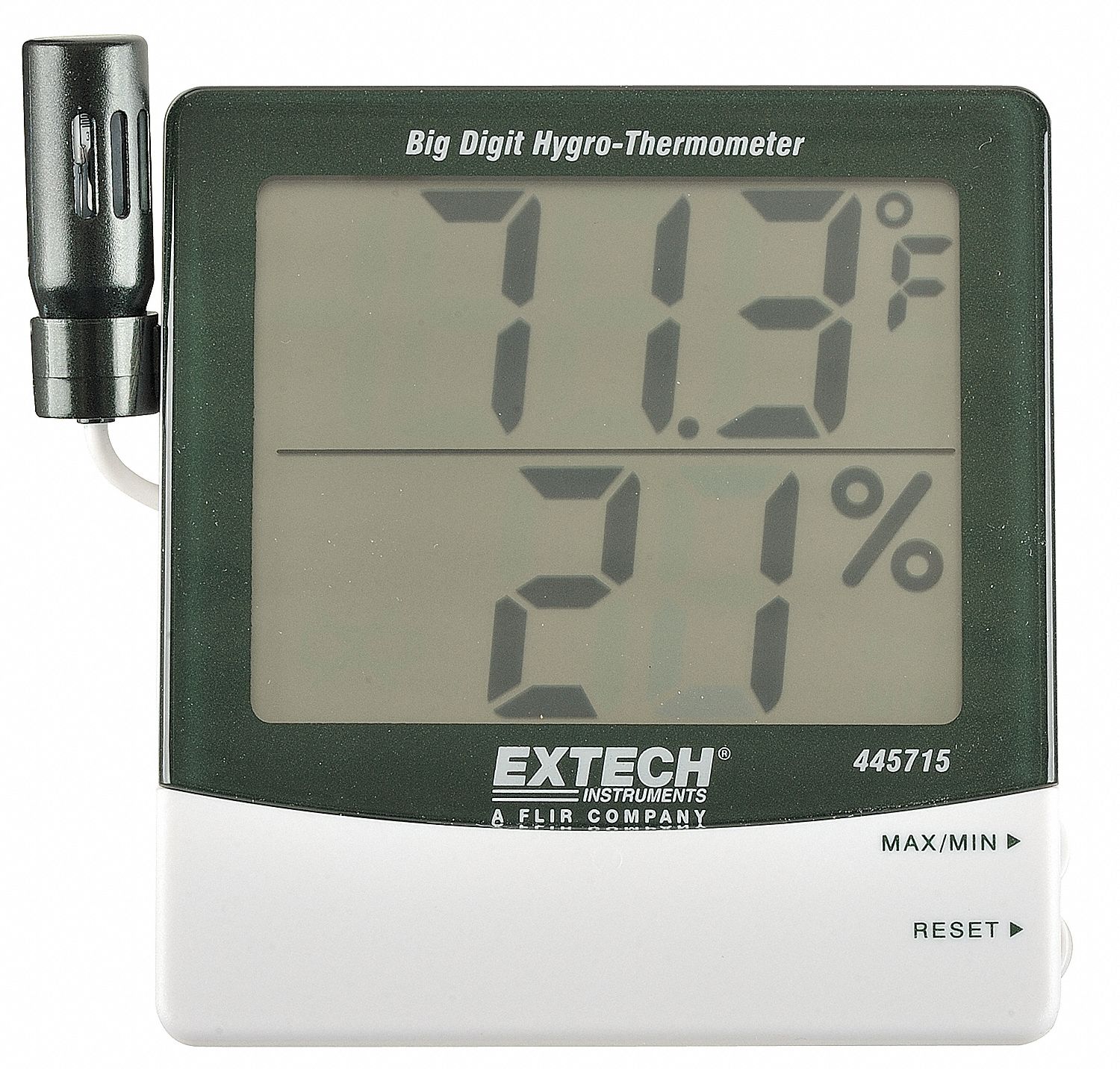 EXTECH Digital Hygrometer,14 to 140 F, NIST - 5PE78|445715-NIST - Grainger