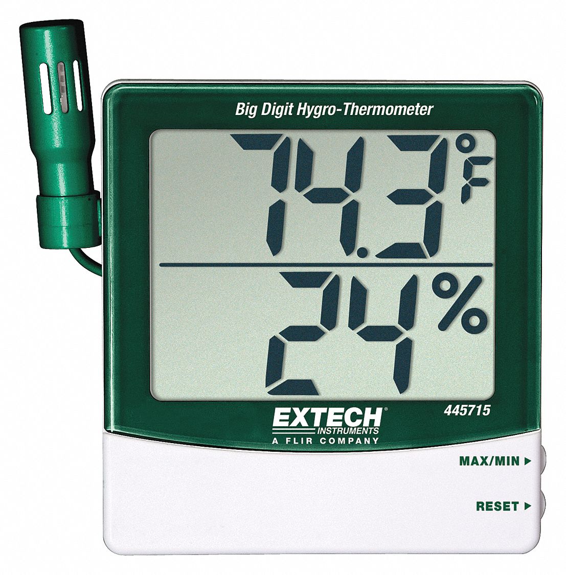 Desk & Wall-Mounted Digital Thermometers & Hygrometers - Grainger