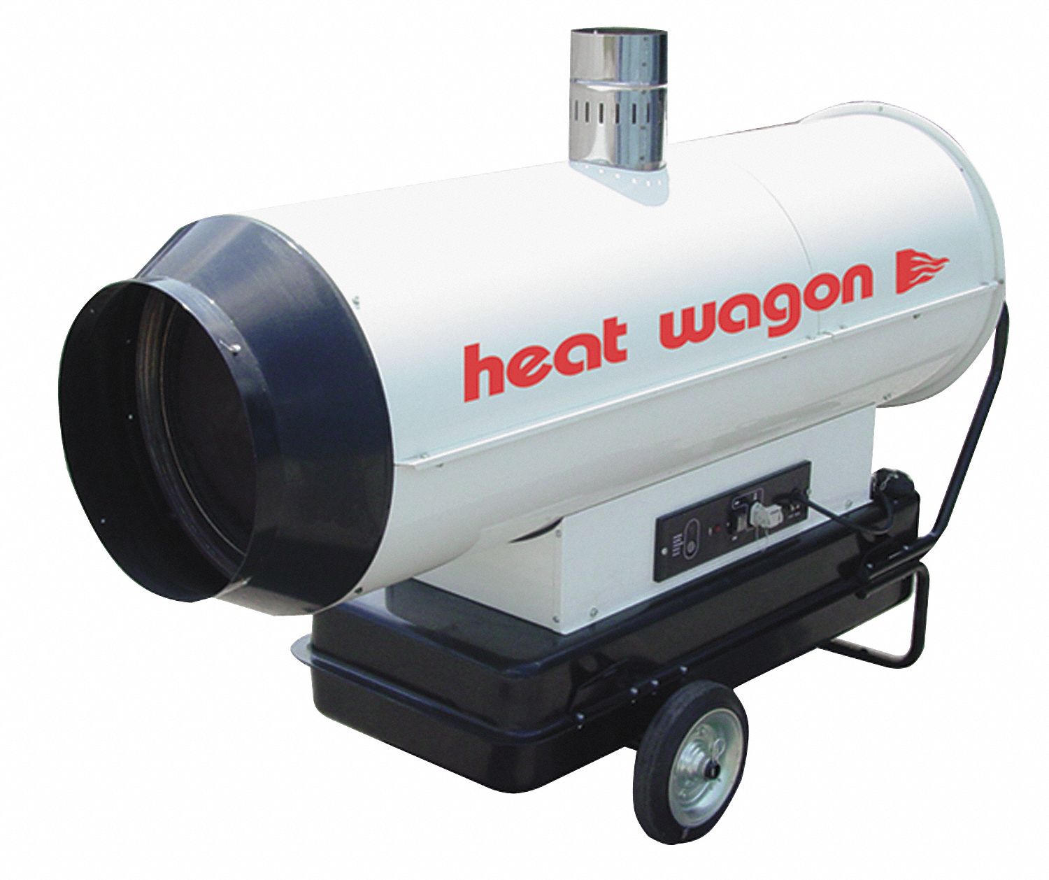 HEAT WAGON, Wheeled Mounted, 8,800 sq ft Heating Area, Portable Oil and