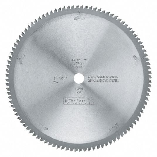 DEWALT 14 in Blade Dia. 100 Teeth Circular Saw Blade 5PGA9