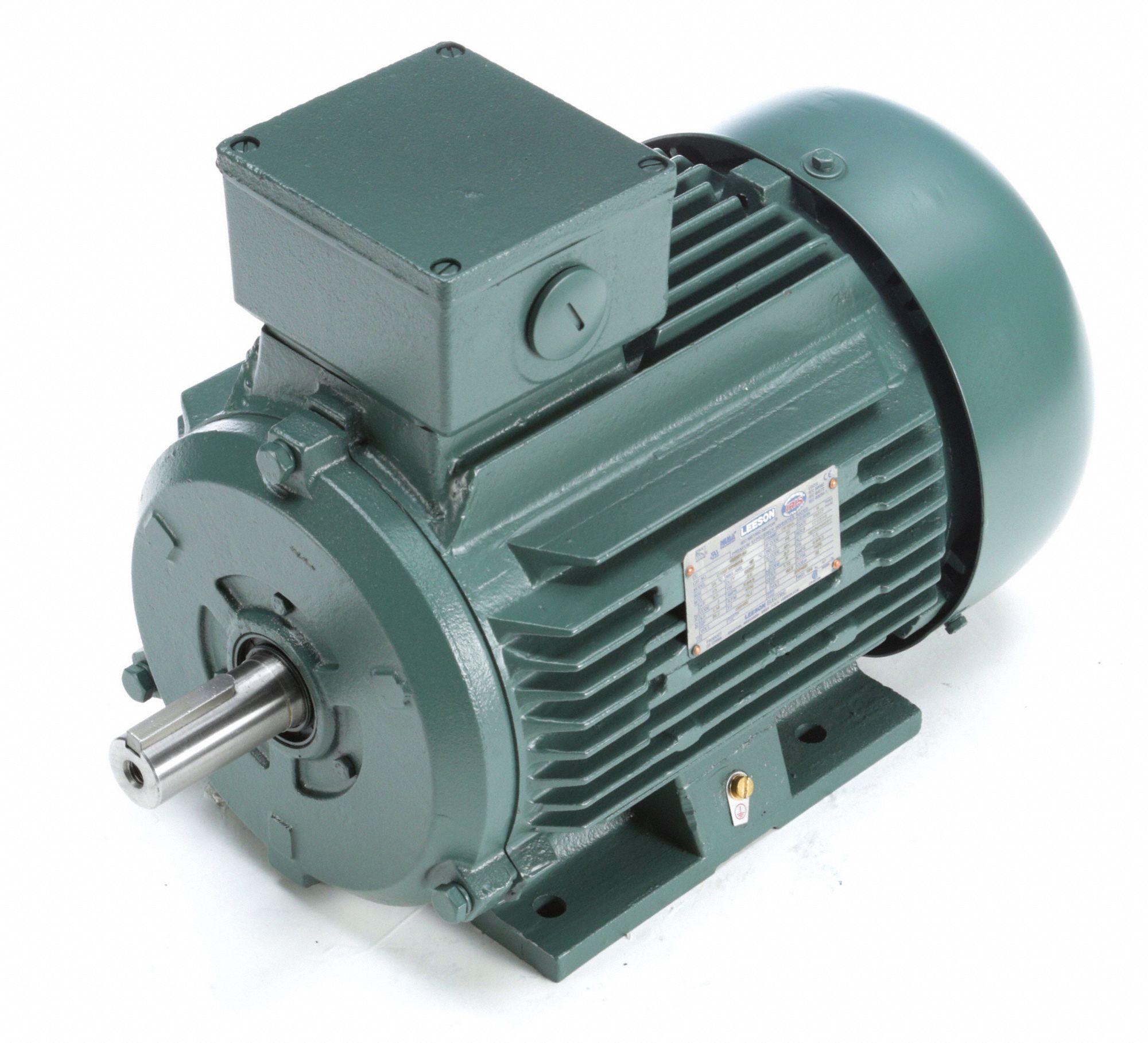 LEESON 3 HP Premium Efficiency Metric Motor,3Phase,1770 Nameplate RPM