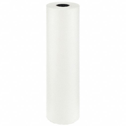 APPROVED VENDOR Butcher Paper: White, Light-Wt, 9 in Roll Dia, Home  Compostable, No Fold, Paper