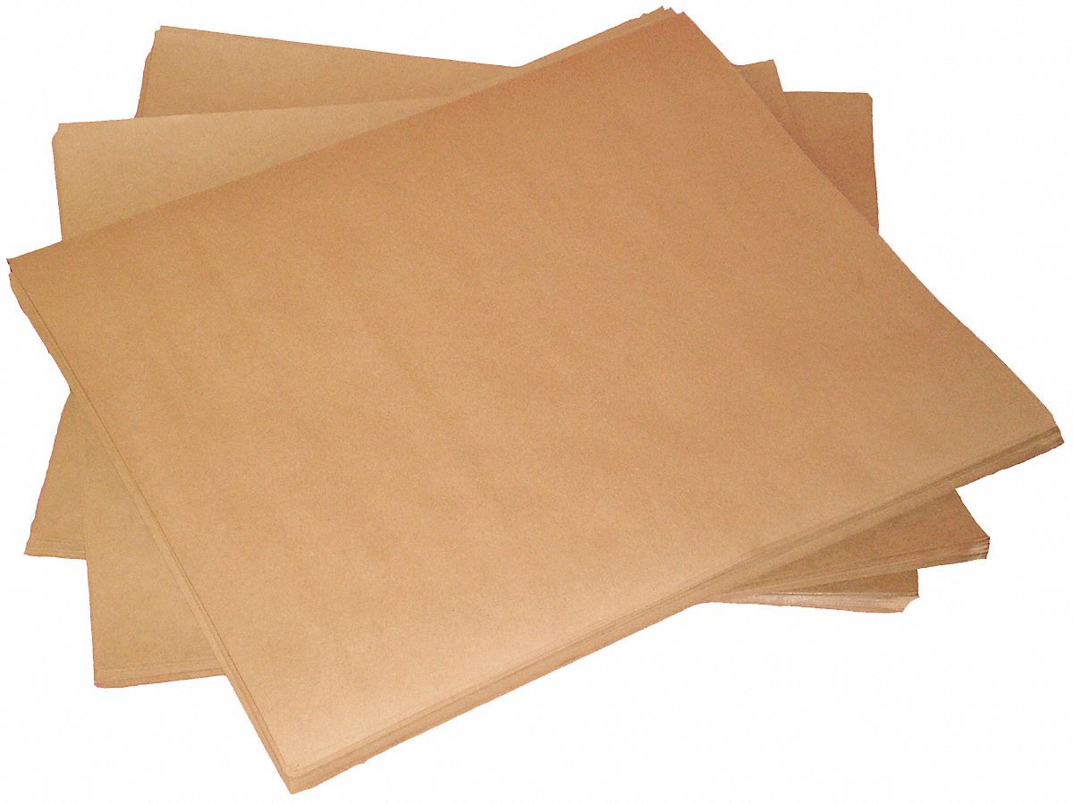 24 x 36 - Waxed Kraft Paper Sheets 580/Case