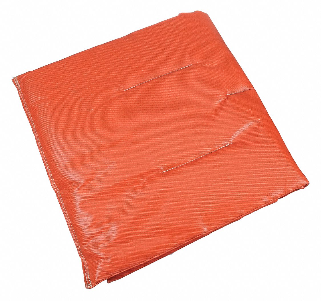 HI TEMP, Silicone-Coated Fiberglass, 2 ft Wd, Welding Pad - 5PGW4|R51