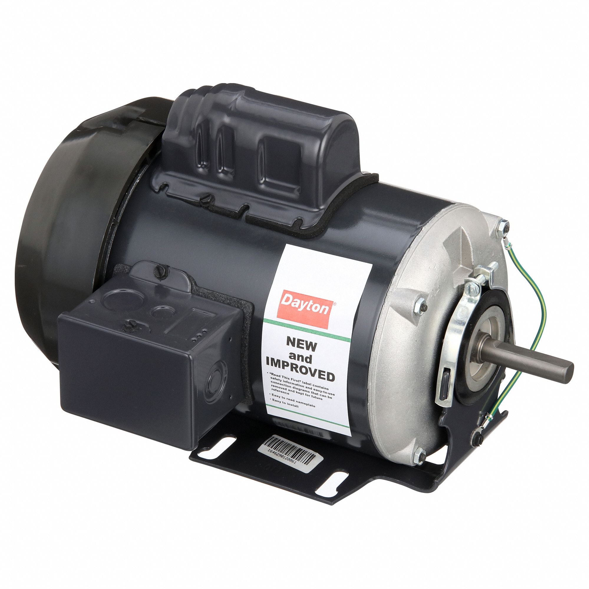 General Purpose Motor: Single Phase, 1/4 hp, 115/230V AC, 48Z Frame Size, 1/2 in x 1 7/8 in