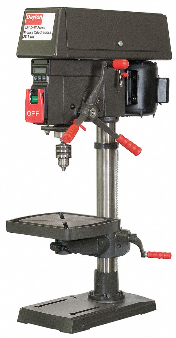 Dayton 13 Motor Hp Bench Drill Press 13 14 In Swing 120 Voltage