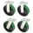 STANDARD PLATE CASTER KIT, 8 IN WHEEL DIAMETER, 4800 LB, 9½ IN MOUNTING H, 4 PK