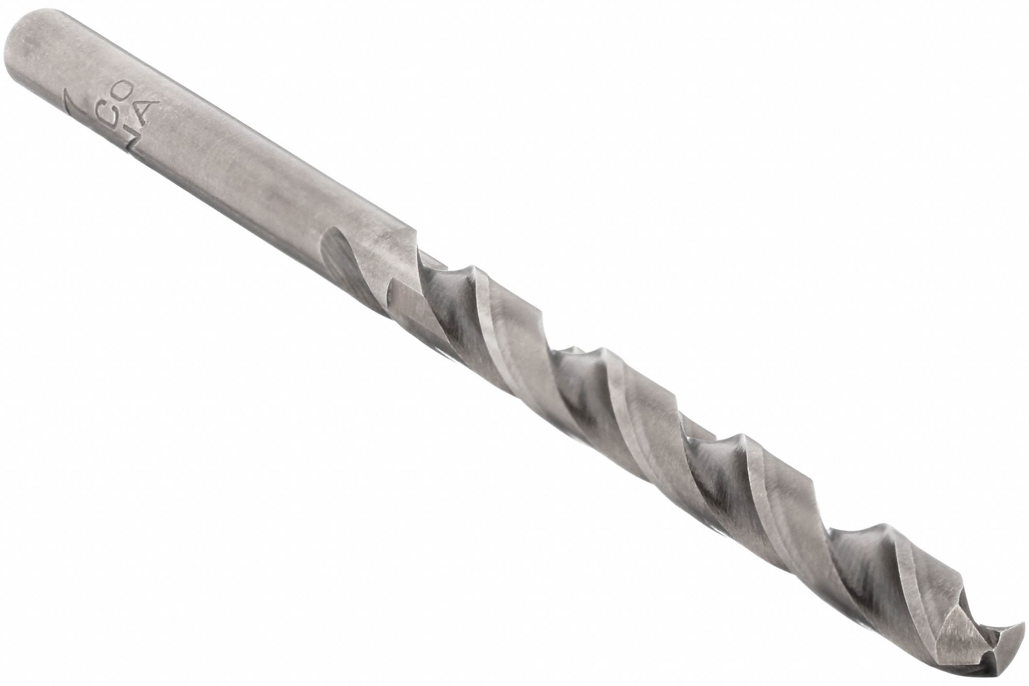 JOBBER LENGTH DRILL BIT, #57 DRILL BIT SIZE, ¾ IN FLUTE L, 1¾ IN LENGTH, 135 °