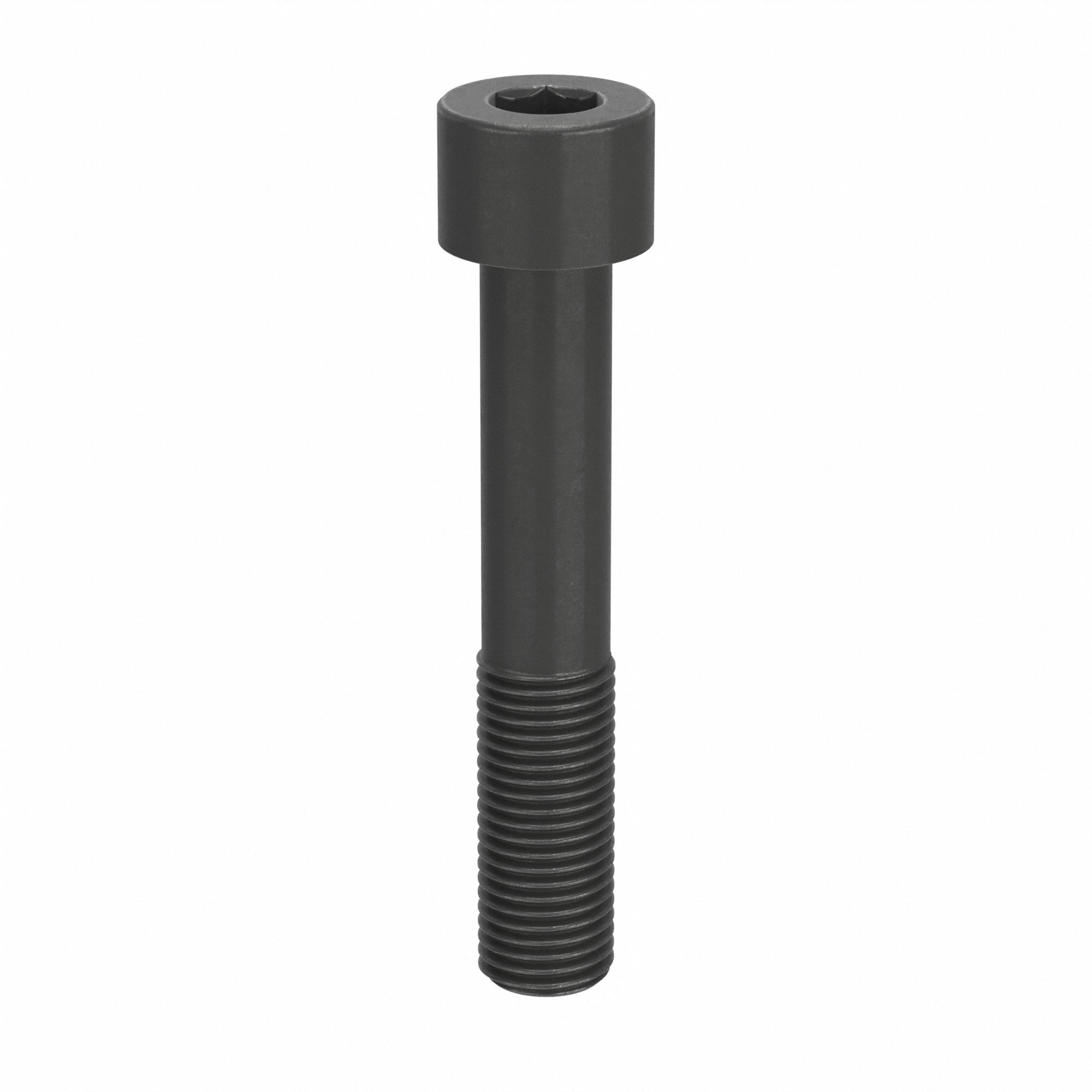 Socket Head Cap Screw: 1 1/4"-7 Thread Size, 7 in Lg, Std, Black Oxide, Alloy Steel, 1.25 in Head Ht