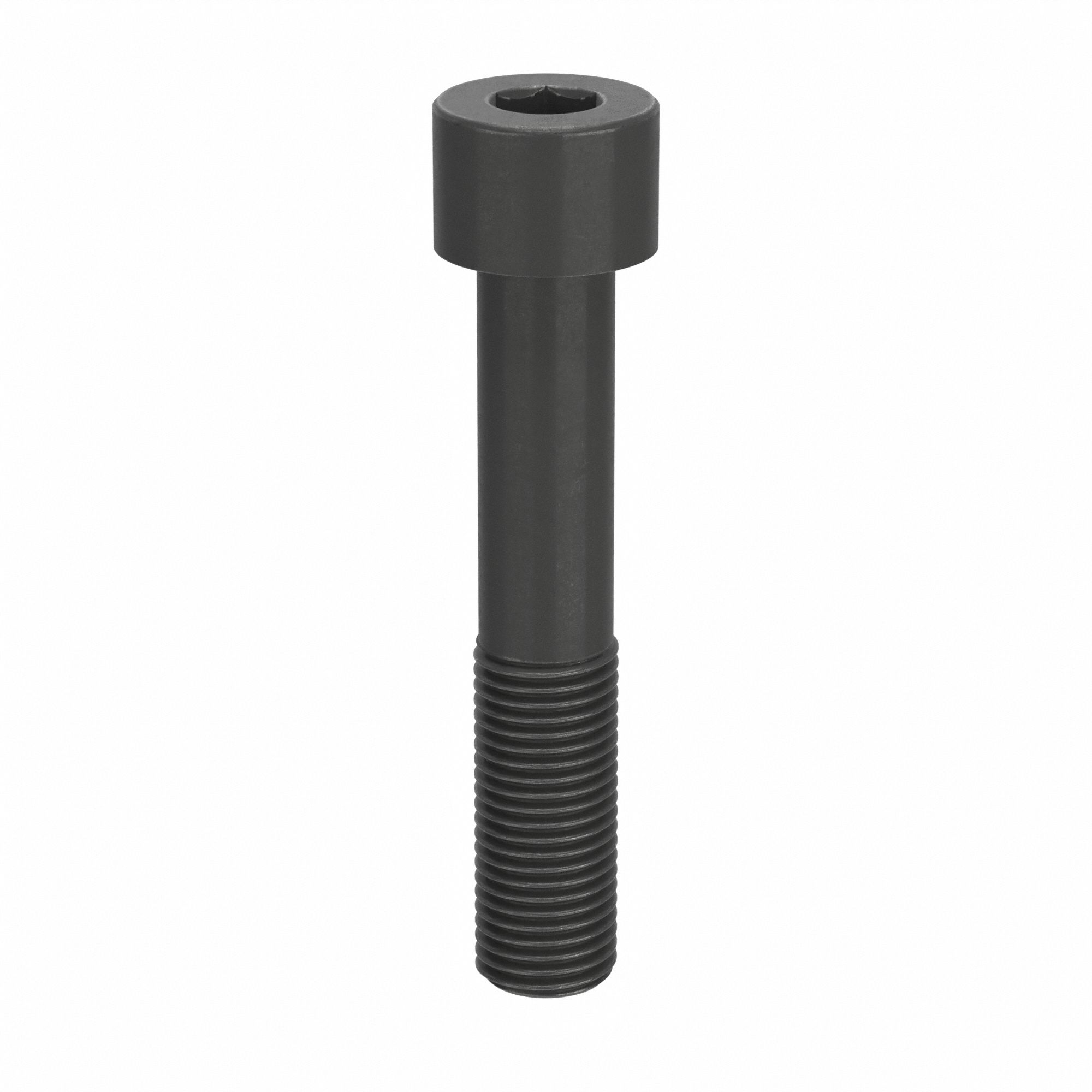 Socket Head Cap Screw: 1 1/2"-6 Thread Size, 8 in Lg, Std, Black Oxide, Alloy Steel, 1.5 in Head Ht
